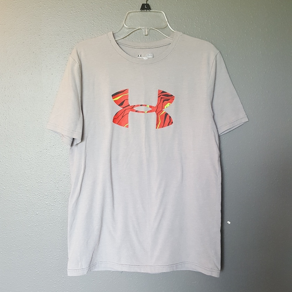 《Under Armour》Boy's Gray T-shirt